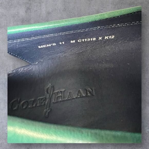 Cole Haan Men's South St Tassel Loafers – Botanical Green - Picture 5 of 7